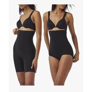SPANXsculpt Seamless Higher Power Short & Higher Power Panties , Size Medium